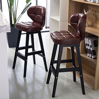 메일 포장 Y 현대 고구려 포장 된 목재 바 의자 의자 바 테이블을위한 가죽 높은 의자 저렴한 가격