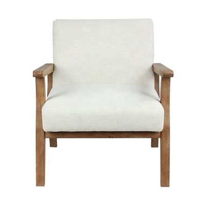 최신 맞춤형 정교한 작업 실내 Armchair를 위해 단단한 나무 다리 레저 의자