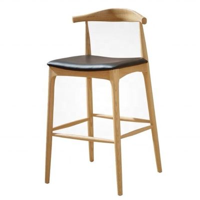 레저 시설을 위한 PU 가죽 의자와 함께 높은 카운터 바 스톨 의자 레저 시설을 위한 무게 제한 250kg