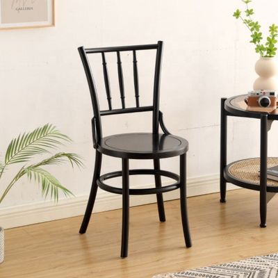 특정 바 의자 라탄 식탁 의자 바 가구 소형 목재 의자 식사실