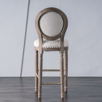 좌석 높이를 조정할 수 있는 바 가구용 나무 높은 바 의자 W49.5*D49*H99.5CM