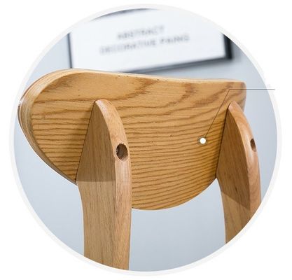 OEM 서비스 받아 들인 높은 의자 가구 및 쿠션을위한 천연 단단한 나무 바 스쿨