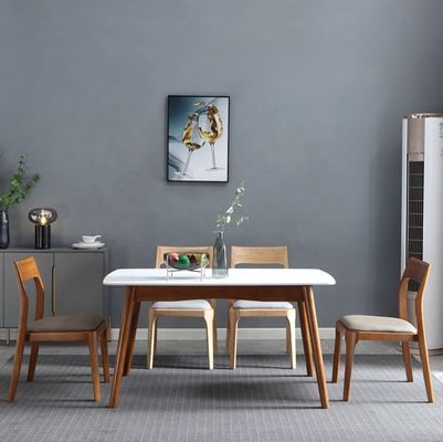 현대 디자인 현대 노르딕 스택 할 수 있는 오크 월넛 식탁 의자