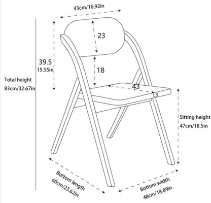 세련된 모든 식탁 프루니처 내구성 있는 라탄 좌석과 뒷면과 함께 나무 의자
