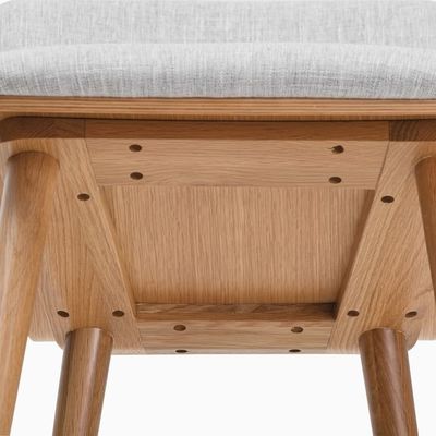 편안하고 편안한 식사를 위해 현대 브라운 목화 호텔 식탁 레저 의자