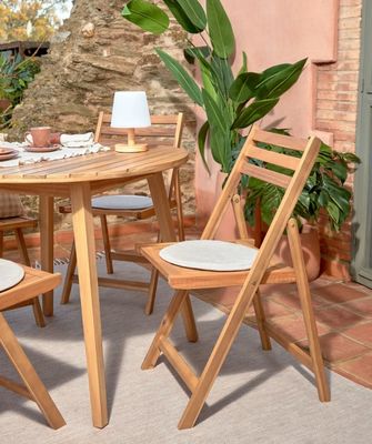 노르딕 디자인 호텔 및 레스토랑을 위한 견고한 접이식 목재 의자