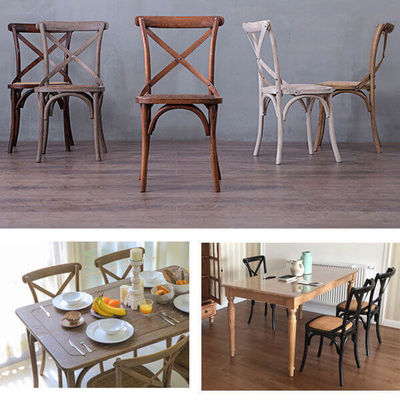 호텔 이벤트 가구 겹쳐질 수 있는 목재 X 뒷좌석