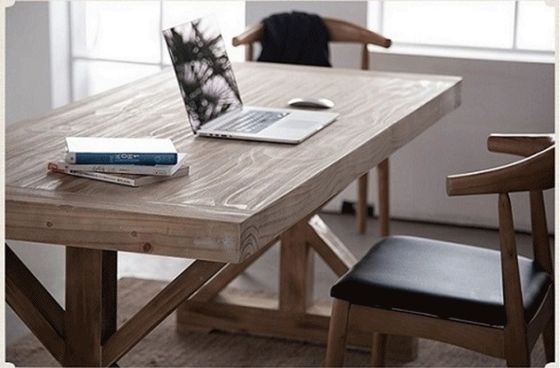 솔리드 목재 맞춤형 빈티지 네오클래시컬 목재 식탁 식사 및 거실 공예