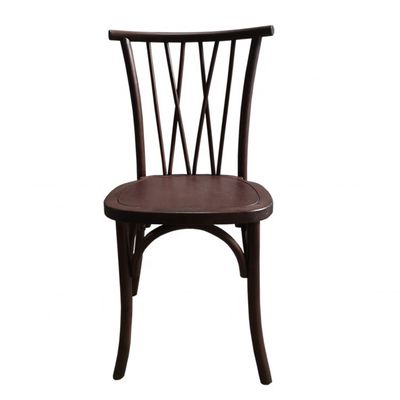 제조 공급 이벤트용 쌓일 수 있는 목재 의자 현대 디자인 호텔 레스토랑 잔치 및 가정