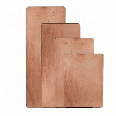 옥외 직사각형 단단한 나무 잔치 결혼식 호텔 접이식 테이블 결혼식 및 호텔을위한 현대적인 디자인