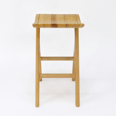 맞춤형 디자인 고전 고형 목재 바 스쿨 W35*D43.5*66.5CM 높은 거실 목재 식탁 의자