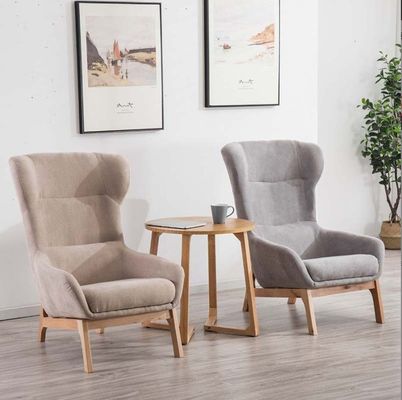 65cm*52cm*93cm 모던 라운지 체이어와 안정성, 단단한 목재 다리 빨간색/노란색/녹색/나색/백색/커피/灰色/粉色