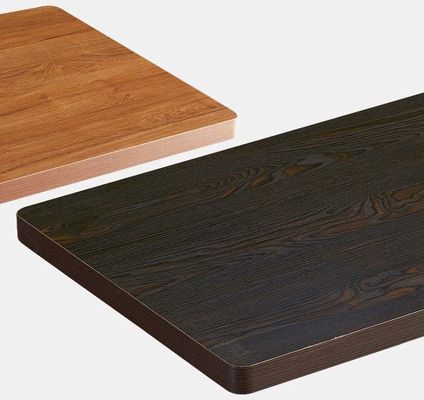 탄탄한 고무 목재 다리 현대 목재 식탁