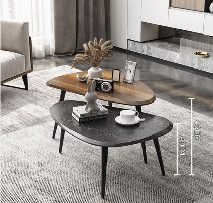 노르딕 현대 나무 커피 테이블 소형 거실 가구 기능 및 내구성