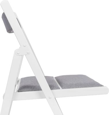 최고의 2023 호텔 이벤트 용 목재 접는 의자 접은 예 단단한 목재 프레임