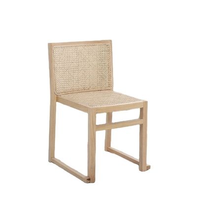 식실 가구 실제 래튼 고형 나무 식탁 의자