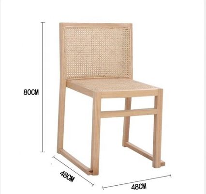 식실 가구 실제 래튼 고형 나무 식탁 의자