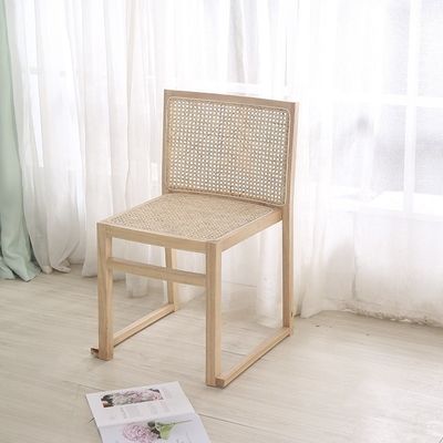 식실 가구 실제 래튼 고형 나무 식탁 의자