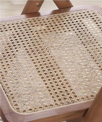 노르딕 솔리드 목재 접는 라탄 식탁 의자 전통 공예