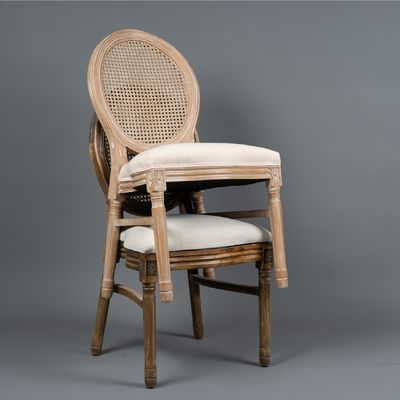 NO 이벤트용 접힌 루이스 단단한 나무 잔치 의자 노르딕 결혼식 및 이벤트 의자 D54*W53*SH44.5*H76.5