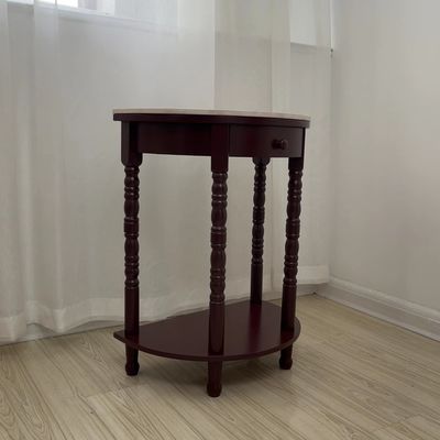 직사각형 및 정사각형 식실 가구 고전 고형 나무 커피 옆 테이블 정교 한 사무실 인테리어