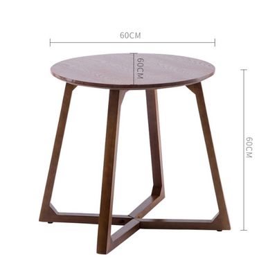 크로스 레그 목재 커피 테이블 사이드 테이블