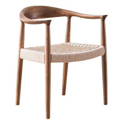 현대 디자인 스타일 노르딕 라이트 럭셔리 빌라용 쌓일 수 있는 단단한 목재 식탁 의자