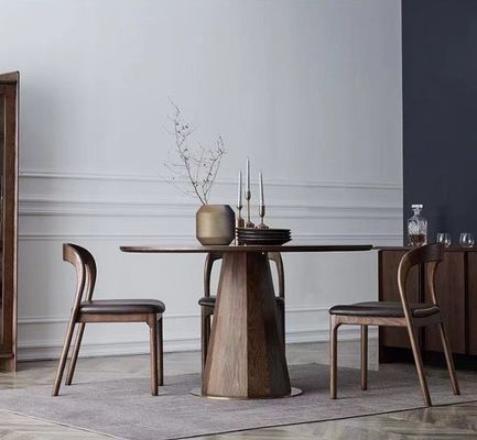 현대 노르딕 고체 나무 포장 레스토랑 의자 W48.5cm*D55.2cm*H77cm 크기의 식탁 의자