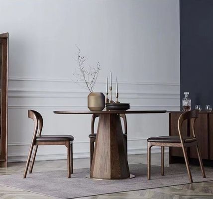 현대 노르딕 고체 나무 포장 레스토랑 의자 W48.5cm*D55.2cm*H77cm 크기의 식탁 의자