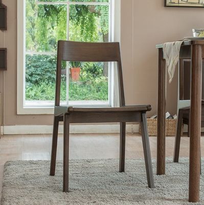 음식점 가구용 노르딕 클래식 스타일의 단단한 목재 식탁 의자