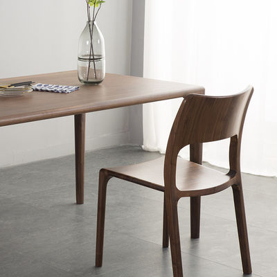 경쟁력 있는 디자인과 고객 수용 가능한 특정 단단한 목재 식탁 의자