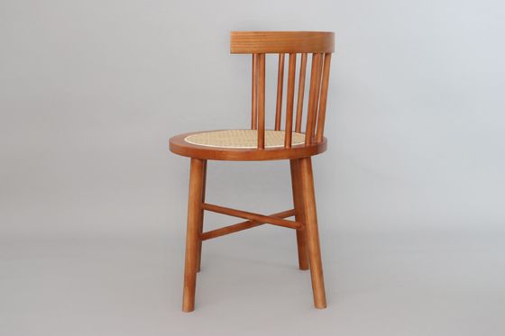 맞춤형 색상 고객 디자인 수용 가능한 노르딕 현대 래탄 의자 목재 가구