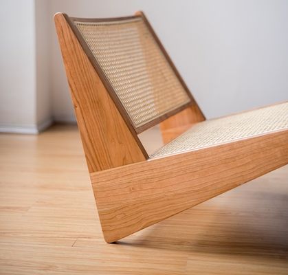 현대 디자인 가정 가구 직물 라탄 의자 휴식 공간에 대한 단단한 나무 의자 현대 스타일