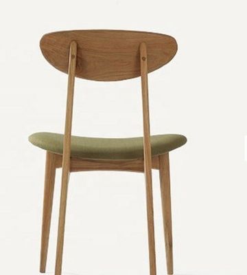 녹색 나무 오크 식탁 의자 로 식탁 에 우아 한 터치 를 더 하십시오