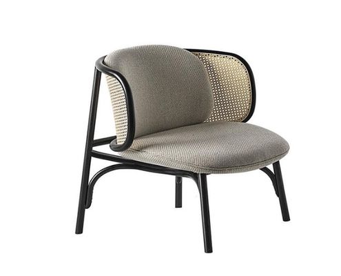 최신 디자인의 목재 싱글 라탄 의자