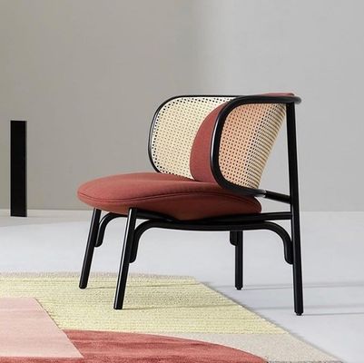 최신 디자인의 목재 싱글 라탄 의자