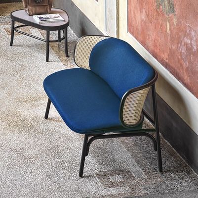 최신 디자인의 목재 싱글 라탄 의자