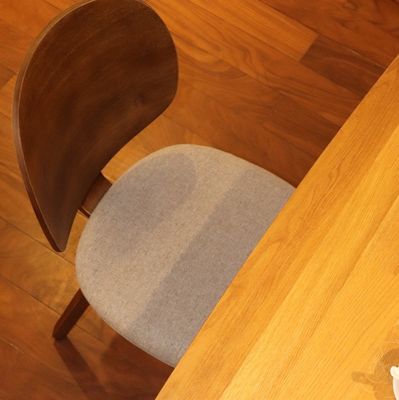 식탁 의자 노르딕 가구 포장 된 목재 의자 해제 가능한 카페 의자 조립 특정 W44cm*D46cm*89cm