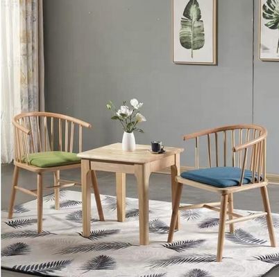 현대적인 디자인 스파킹 윈소어 식탁 의자 노르딕 사용자 지정 레스토랑을위한 단단한 나무 가구