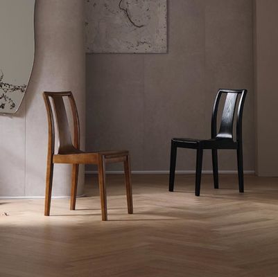 독특한 디자인 현대 단단한 나무 식탁 의자 오크 픽업 레스토랑