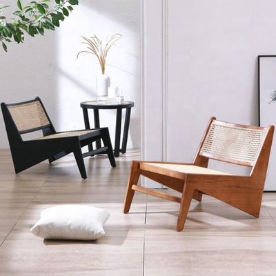OEM/ODM 현대 스타일 라탄 목재 창의적인 거실 Patio 라탄 의자 뒷 의자 아파트 완벽