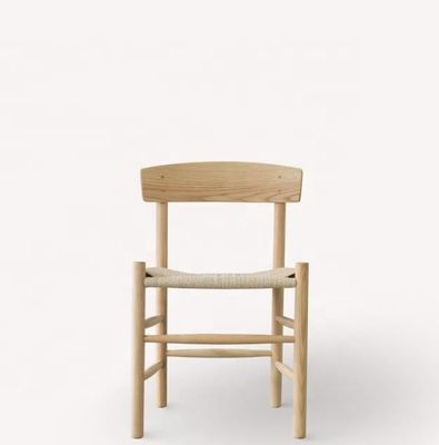 하이엔드 고체 목재 일본 로프 직물 구부러진 등반 야외 레저 의자 NO 접힌 솔루션 선택 유형 버전