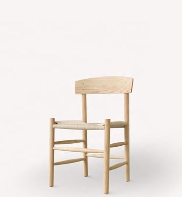 하이엔드 고체 목재 일본 로프 직물 구부러진 등반 야외 레저 의자 NO 접힌 솔루션 선택 유형 버전