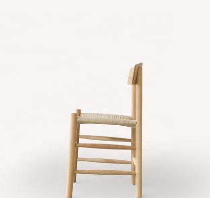 하이엔드 고체 목재 일본 로프 직물 구부러진 등반 야외 레저 의자 NO 접힌 솔루션 선택 유형 버전