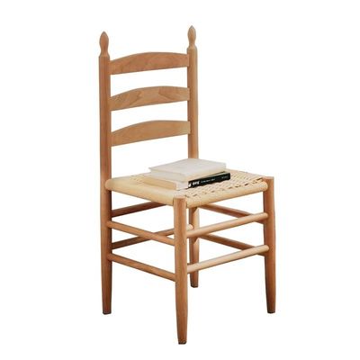 NO 접힌 구부러진 등반 식탁 의자 손으로 만든 단단한 나무와 로프 엮은 쿠션 OEM 서비스가 받아 들여집니다