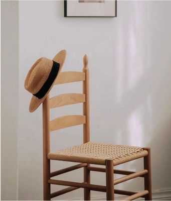 NO 접힌 구부러진 등반 식탁 의자 손으로 만든 단단한 나무와 로프 엮은 쿠션 OEM 서비스가 받아 들여집니다