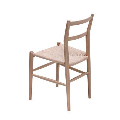 호텔 레스토랑 잔치 또는 가정용 캔버스 로프 엮기 및 나무 다리로 간단한 등반 의자