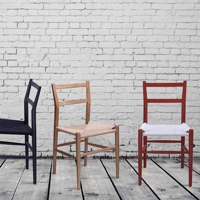 호텔 레스토랑 잔치 또는 가정용 캔버스 로프 엮기 및 나무 다리로 간단한 등반 의자