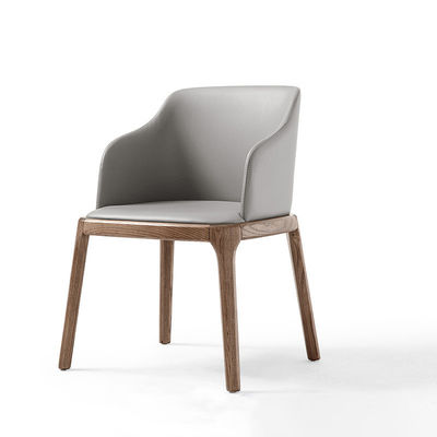 노르딕 회색 럭셔리 완전 직물 포장 식탁 의자 고급 현대 스타일 식실 가구