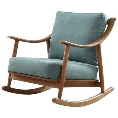 메일 포장 목재 가구 집 및 사무실용 흔들기 소파 의자 북유럽 스타일 디자인